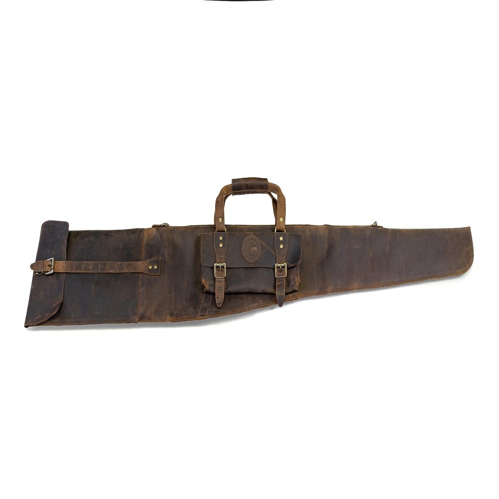American Furniture Classics Outdoor Leisure Products Model CT10006 Leather Shotgun Case