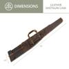 American Furniture Classics Outdoor Leisure Products Model CT10006 Leather Shotgun Case view 3