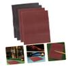 BESPORTBLE 4sheets Professional Billiard Cue Polishing Sandpaper Tool for Cue Maintenance Includes Grit for Grit for Shafts Random Back Design