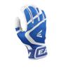 Easton | MAV GT Baseball Batting Gloves | White/Royal | Adult X-Large view 2