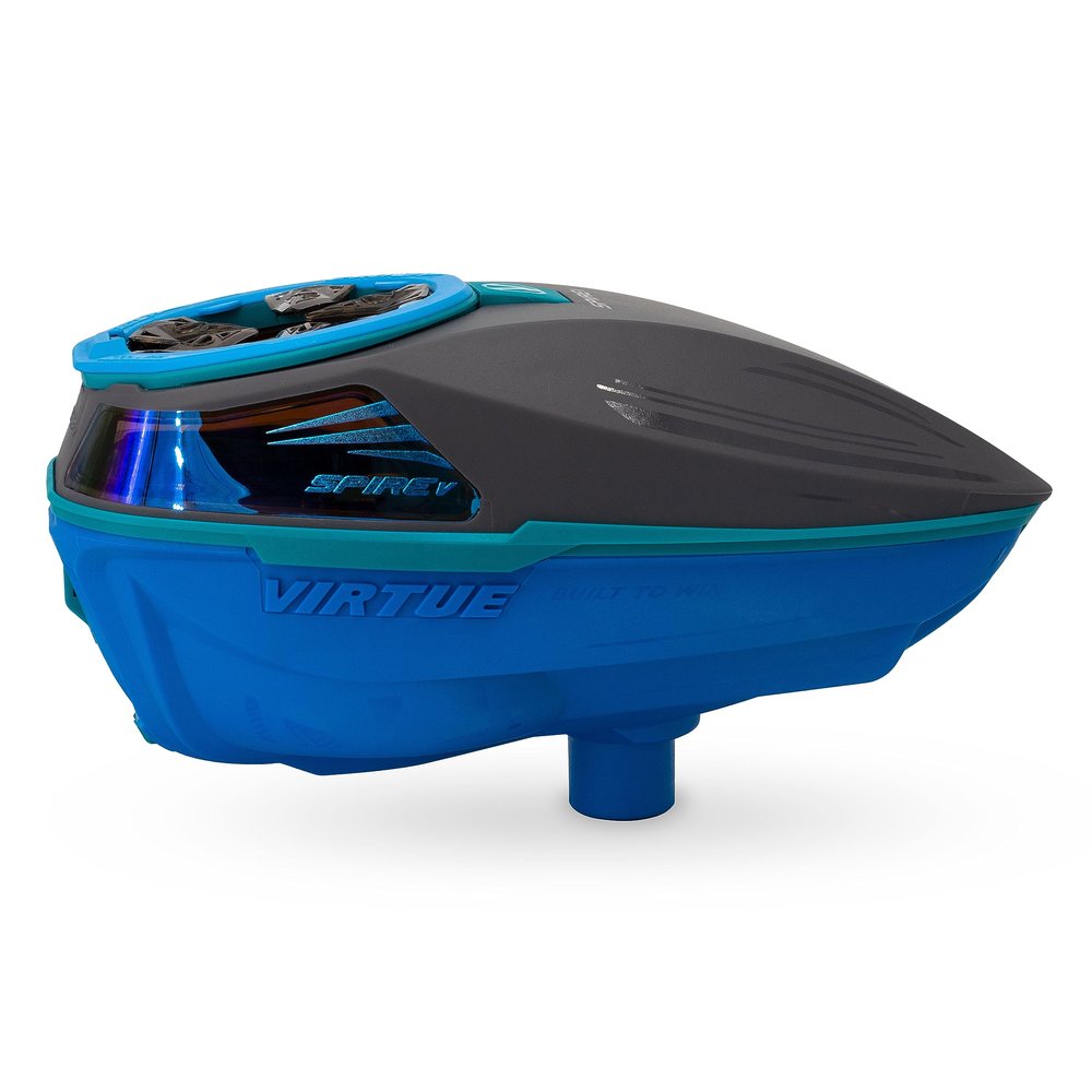 VIRTUE Spire V Electronic Paintball Loaders/Hoppers - Stealth Sky