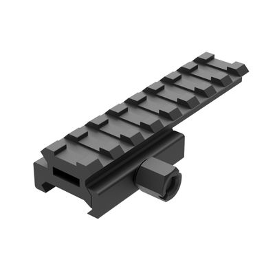 8-Slot Picatinny Rail Riser Mount (1"/0.83"/0.5" Height), 3.4" Length Flat Top Mount Adapter and Riser Mount (Low- 0.5") (MT050-8)