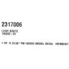 Lowe Boat Brand Decal 2317006 | FM 1625 SC Gray 13 1/2 Inch view 4