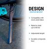 Portland Design Works Sturdy Lad E-Bike Kickstand - E-Bike Accessories, Kick Stands for Adults Bikes, Center Mount view 3