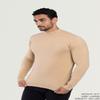 X RAY Mens Mock Neck Sweater, Soft Slim Fit Pullover Top, Basic Mock Neck Sweater for Men (Big & Tall), Oatmeal, 5X-Large view 2