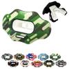 COOLLO SPORTS Lip Guard Mouthguard MAXX/Might Football and High Impact Sports Lip Protector for Adults & Youth (Strap Included) (Camo -Green -(Two Layers), Without Case (Adult 8+)) view 1