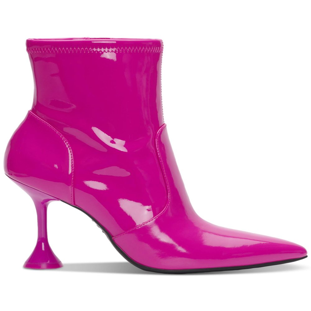 INC Womens Ibrina Faux Leather Pointed Toe Ankle Boots Pink 5.5 Medium (B,M)