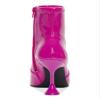 INC Womens Ibrina Faux Leather Pointed Toe Ankle Boots Pink 5.5 Medium (B,M) view 2