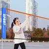 Kumprohu Volleyball Net Outdoor, Outdoor Pickleball Training Nets, Outdoor Easy Setup Net for Beach, Lawn, Backyard, Courtyard, Garden Game Playing view 3