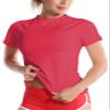 BUBBLELIME 4 Styles Long/Short Sleeve Rashguard for Women UPF 50+ Sun Protection - Basic Short Sleeve_ROSECORAL Medium_BWST002 view 1