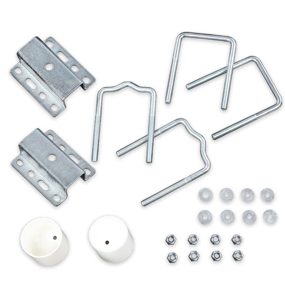 PIT66 Boat Trailer Galvanized Universal Guide Pole and Post Mounting U Bolt Kit Boat Trailer Guides Compatible with Kia Optima 2016 2017 2018 2019 2020