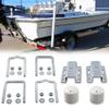 PIT66 Boat Trailer Galvanized Universal Guide Pole and Post Mounting U Bolt Kit Boat Trailer Guides Compatible with Kia Optima 2016 2017 2018 2019 2020 view 3