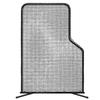 MR L-Screen, Professional Baseball Pitching Screen 7x5FT, Baseball Pitching Net, Baseball Protective Screen, Baseball Softball Screen for Field, Portable Batting Screen, Pitcher Screen Safety Screen view 1
