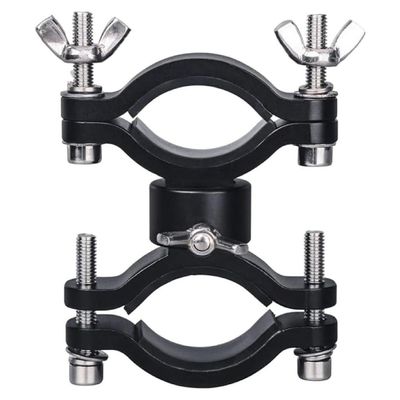 360 Degrees Rotating Bike Light Mount Cycling Torch Clip Bike Flashlight Mount Light Bracket Bike Light Mounting Bracket Bike Flashlight Mount Bike Torch Mounting Adapter Flashlight Holder Bike Light