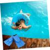 2pcs Swimming Training Flipper Snorkeling Fins for Youth Swimming Fin Short Diving Fin Diving Fins Open Water Fins Floating Adult Aldult Snorkeling Equipment Child view 2