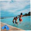 2pcs Swimming Training Flipper Snorkeling Fins for Youth Swimming Fin Short Diving Fin Diving Fins Open Water Fins Floating Adult Aldult Snorkeling Equipment Child view 4