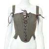 SHOPESSA Push Up Corset Top for Women Victorian Bustier Tops Steampunk Belt Pirate Renaissance Vest Overbust Corsets view 2