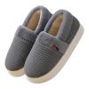 Women's Winter Fashion Warm Slip-on House Shoes Cotton Slippers Casual Outdoor Snow Boots (Color : Gray, Size : 4.5) view 1