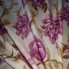 100% Cotton Poplin Floral Print Purple 58" Wide view 4