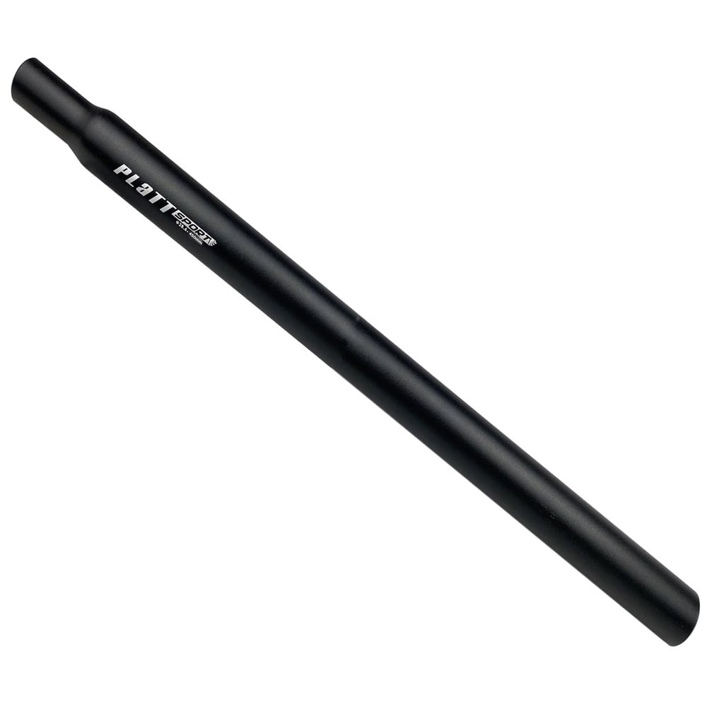 PLATT Bike Seatpost 25.4/27.2/28.2/30.8/31.6 450mm Aluminum Alloy Bicycle Seat Post for BMX MTB Road Bike (Black, 25.4*450mm)