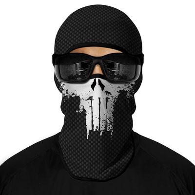 3D Balaclava Ski Mask Motorcycle Full Face Mask Outdoor Headwear Mask Ghosts Skull Mask Men Women for Halloween