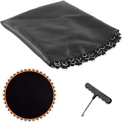 LXUKYG Round Trampoline Replacement Mattress PP Material Outdoor Mesh Trampoline Jumping Mat for Round Trampoline Accessories (Size : 10FT56buckles)