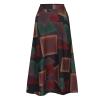 G-580 Khaki Graphic Long Skirts for Women Long Midi Knee Length Sexy Vintage High Cut A Line Renaissance Peasant Ethnic Steampunk Skorts Teen Girls 2025 Clothes Trendy OC M view 2