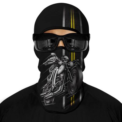 3D Balaclava Ski Mask Motorcycle Full Face Mask Outdoor Headwear Mask Ghosts Skull Mask Men Women for Halloween