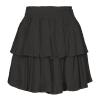 Kuluzego X-47 Black Womens Skort Skort for Ladies Long Happy Gift Easter Egg Cute Peplum High Cut Tiered Basic Skort 2025 Clothing Country Concert S view 1