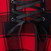 G-F27 Red Skirts for Ladies Mini Little Brunch Ruched Plaid High Cut A Line Flare Wide Leg Tie Knot Boot Cut Skort Womens 2025 Clothes Regular Fit Y2K 7E XXL view 3