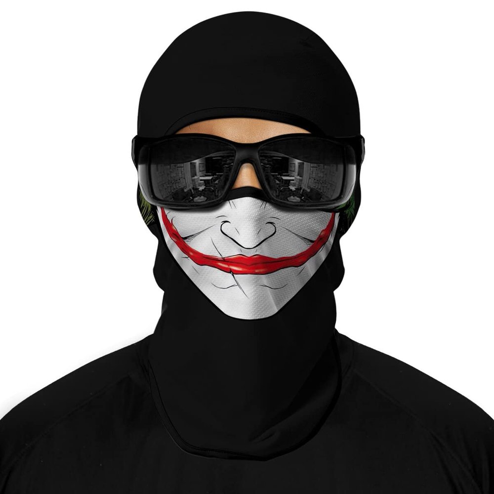 3D Balaclava Ski Mask Motorcycle Full Face Mask Outdoor Headwear Mask Ghosts Skull Mask Men Women for Halloween