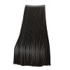7-X56 Black Skorts for Women Satin Midi Plus Size Ruched Plain Skirts Womens 2025 Clothing Trendy XL