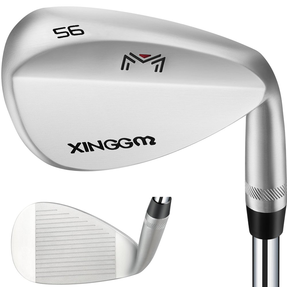 XINGGM Forged Golf Wedge Set for Men or Individual 48/50/52/54/56/58/60/68/70/72 Degree RH Gap Wedge Sand Wedge Easily Escape from Bunker,Milled Face for More Spin