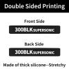 12 Pack Miaozhun 300 BLK Supersonic Magazine Marking Bands .300 Blackout Supersonic Magazine Ammo Caliber Identification Bands (Black-White) view 2
