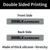 12 Pack Miaozhun 300 BLK Supersonic Magazine Marking Bands .300 Blackout Supersonic Magazine Ammo Caliber Identification Bands (Gray-Black) view 2