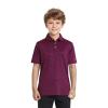 Boys Polo Shirts Short Sleeve Striped Performance Moisture Wicking Dry Fit Golf Shirts for Boys Youth Kids view 2