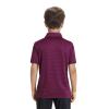 Boys Polo Shirts Short Sleeve Striped Performance Moisture Wicking Dry Fit Golf Shirts for Boys Youth Kids view 4