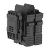 360 Degrees Adjustable Rotation Double AR15 Mag Pouch 5.56mm Magazine Holder for M16/M4 Double Magazine Pouch Dual Stack Mag Holster for Belt 1.5" to 2" Outside Waistband Belt Carry view 2