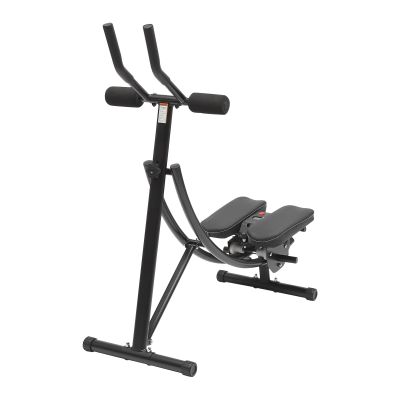 120-Degree Arc-Shaped Core & Abdominal Trainers,330Lbs Load Ab Trainer with Silent Rollers & LED Display,Three-Level Adjustable Steel Fitness Abdominal Machine for Home,Companies,Gyms