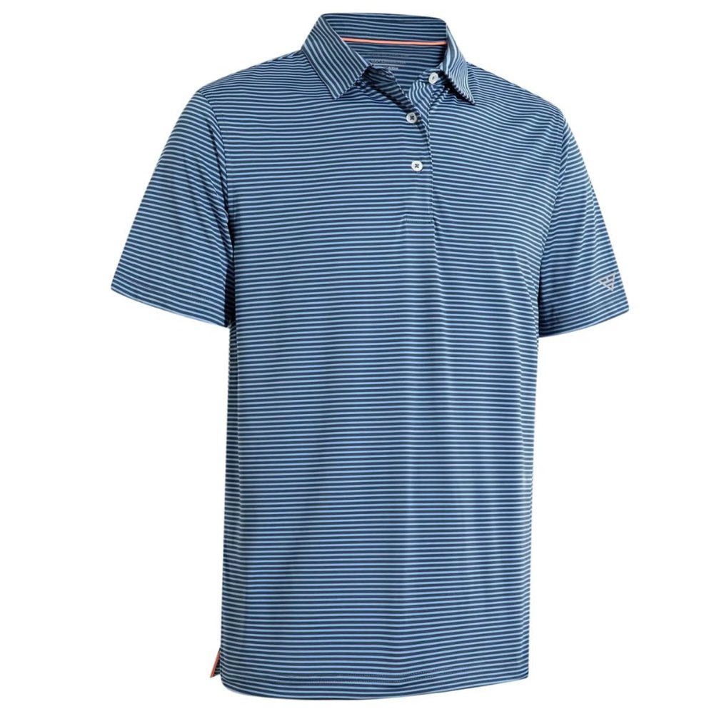 Boys Polo Shirts Short Sleeve Striped Performance Moisture Wicking Dry Fit Golf Shirts for Boys Youth Kids