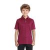 Boys Polo Shirts Short Sleeve Striped Performance Moisture Wicking Dry Fit Golf Shirts for Boys Youth Kids view 2