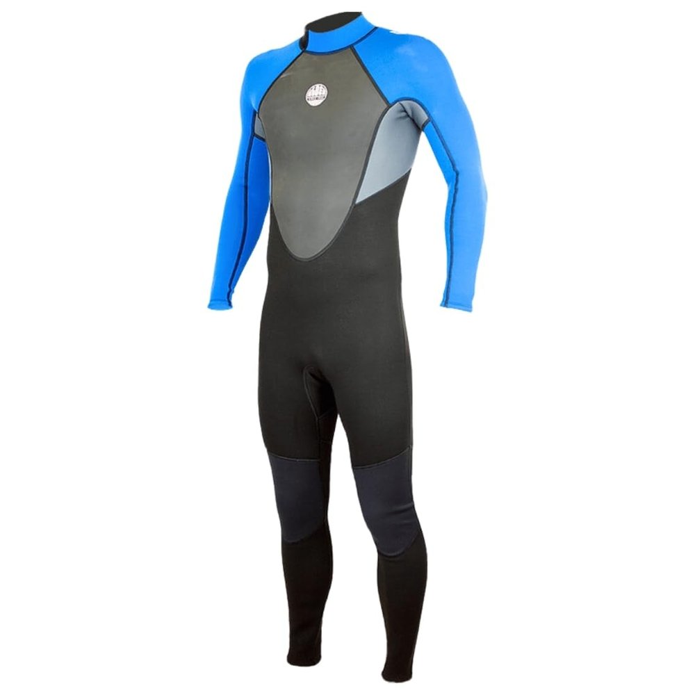 Alder Impact 3/2mm Flatlock Backzip Wetsuit - Royal Blue - WS22MIF L