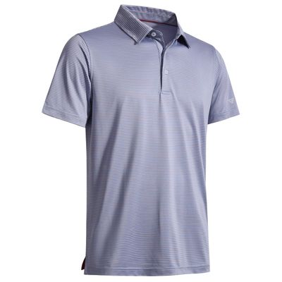 Boys Polo Shirts Short Sleeve Striped Performance Moisture Wicking Dry Fit Golf Shirts for Boys Youth Kids