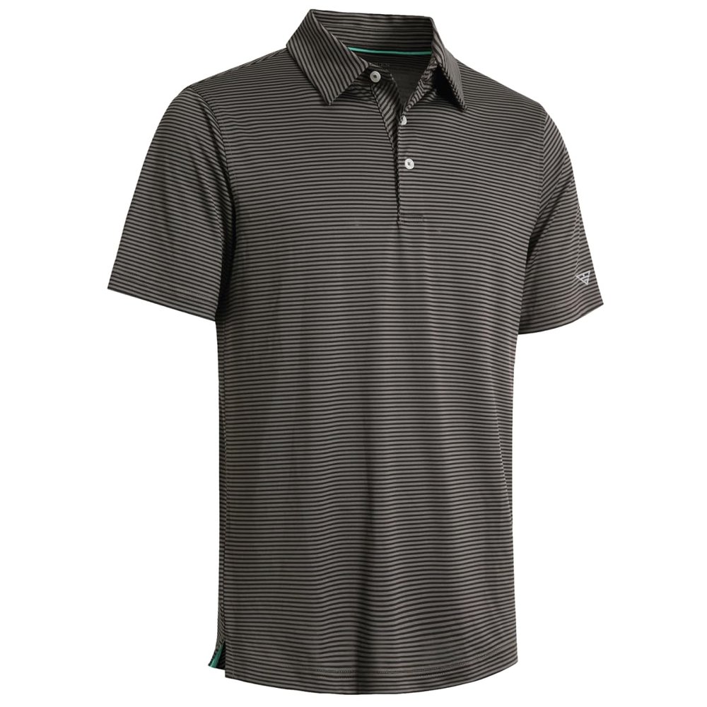 Boys Polo Shirts Short Sleeve Striped Performance Moisture Wicking Dry Fit Golf Shirts for Boys Youth Kids