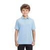 Boys Polo Shirts Short Sleeve Striped Performance Moisture Wicking Dry Fit Golf Shirts for Boys Youth Kids view 2