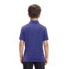 Boys Polo Shirts Short Sleeve Striped Performance Moisture Wicking Dry Fit Golf Shirts for Boys Youth Kids view 4