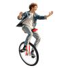 BANLICALI Unicycle, 24 Inch Wheel Unicycle with Rim and Pedals, Height Adjustment 36"-40", 154lbs Load Capacity, Modern Steel Outdoor Unicycles for Adults Red view 1