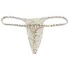 OROCOJUCO Men's Mini Bikini T-back Underwear Slim Cut Pouch Swim G-string Minimal Coverage Tangas Hipster String Thong Flesh Leopard L view 3