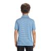 Boys Polo Shirts Short Sleeve Striped Performance Moisture Wicking Dry Fit Golf Shirts for Boys Youth Kids view 4