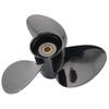 Boatman 13x11 Aluminum Boat Propeller Replacement for BRP Johnson Evinrude OMC Stern Drive E-TEC 40-75 HP 13 Spline Tooth RH view 1